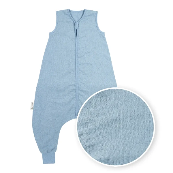 Meyco Letný ľanový Jumper 80 - Jeans Blue
