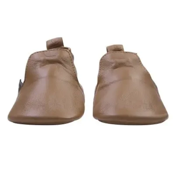 LODGER kožené topánky Stepper Basic Cognac 3 - 6 mesiacov