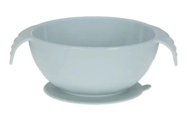 Lässig detská mištička Bowl Silicone blue with suction pad