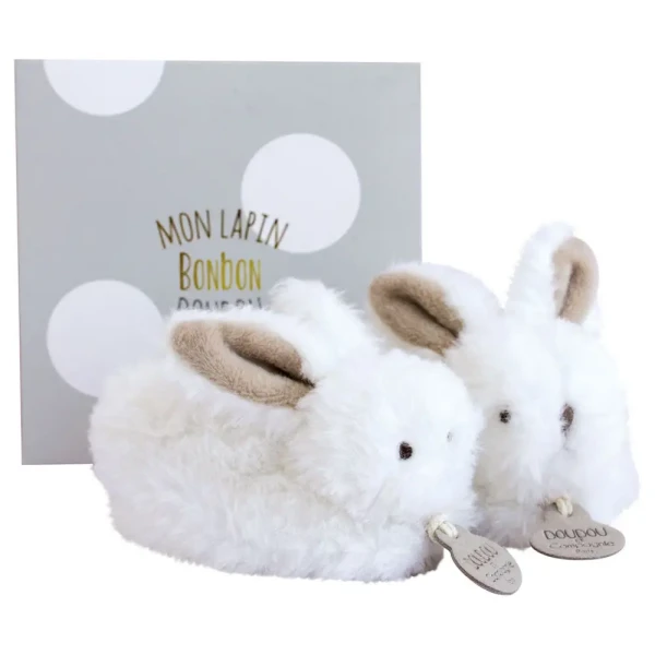 DouDou et Compagnie Lapin Bonbon Zajačik hnedý capačky PM 0-6m