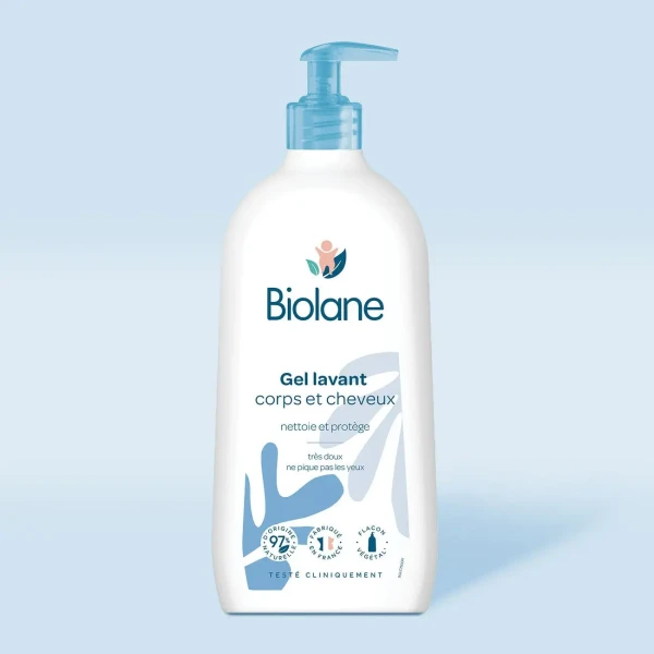 Biolane Sprchový gél na telo a vlasy 2 v 1-350 ml