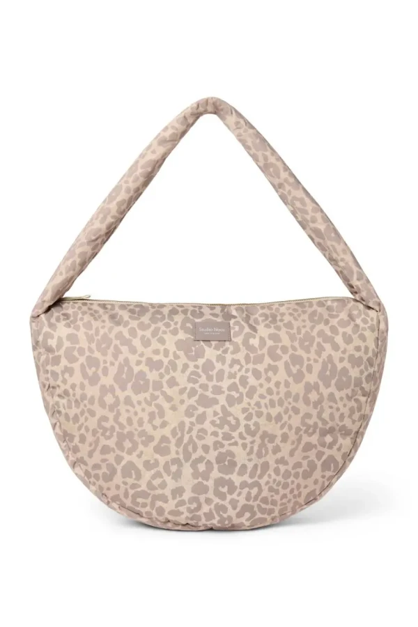 STUDIO NOOS - Puffy Cross Body bag Cream Leopard