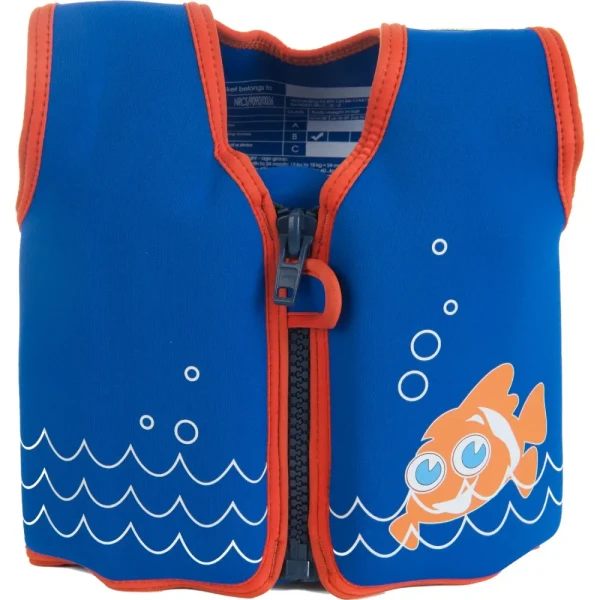 Konfidence Jacket Vesta na učenie plávania Clownfish 4-5r