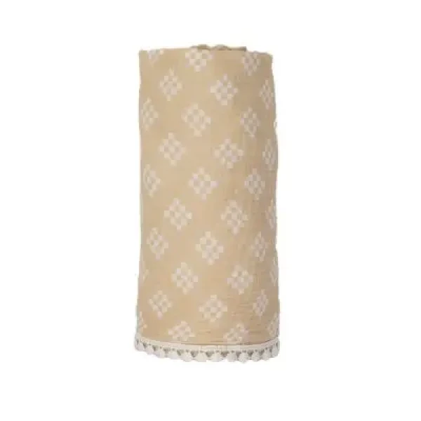 LODGER Multifunkčná plienka Swaddler Tribe Muslin Sand