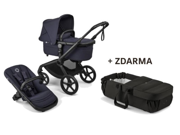 Bugaboo Fox 5 RENEW Kompletný set Black/Deep Indigo-Deep Indigo