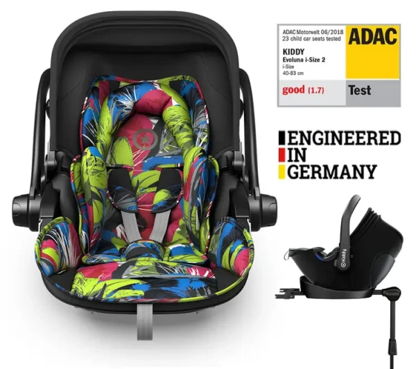 KIDDY Autosedačka Evoluna i-size 2 + Isofix základňa 40-83 cm Street Jungle