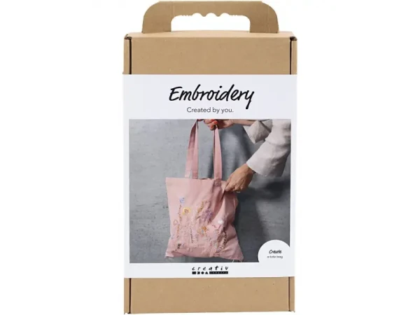 Creativ Company Kreatívna sada Vyšívaná textilná taška