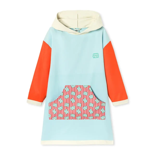 KiETLA ICONIK pončo s UV ochranou - Good Vibes 2-4 roky