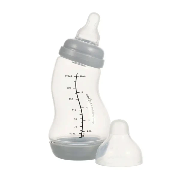 Dojčenská S-fľaška Difrax antikoliková strieborná 170 ml