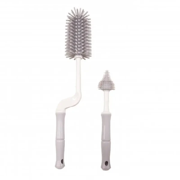 Bo Jungle Kefa na fľaše B-Bottle Brush Set Grey