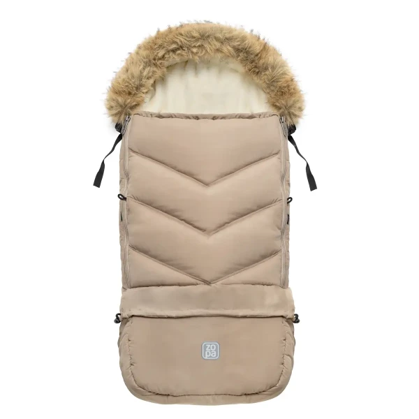 Zopa Zimný fusak Fluffy Combi, Creamy Beige