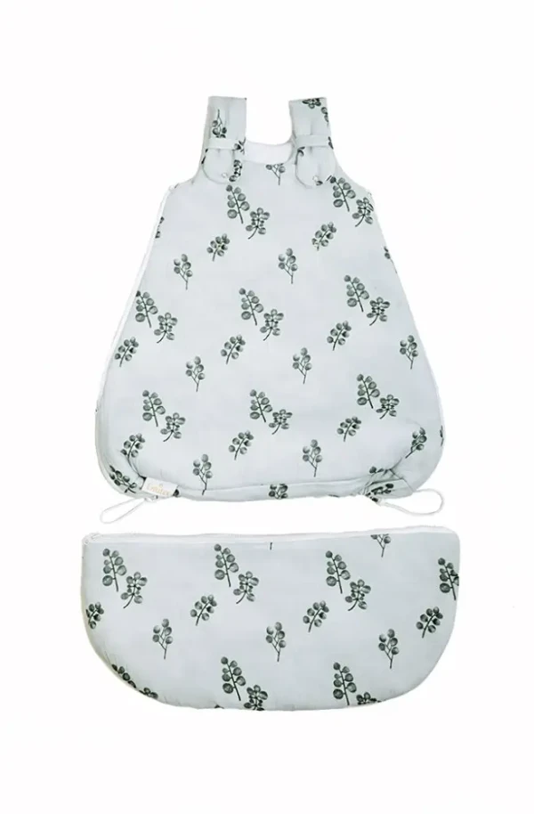 Emitex Rastúci spací vak mušelín Grey Blooms