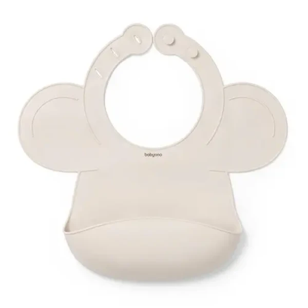 BABYONO Podbradník silikónový - Beige