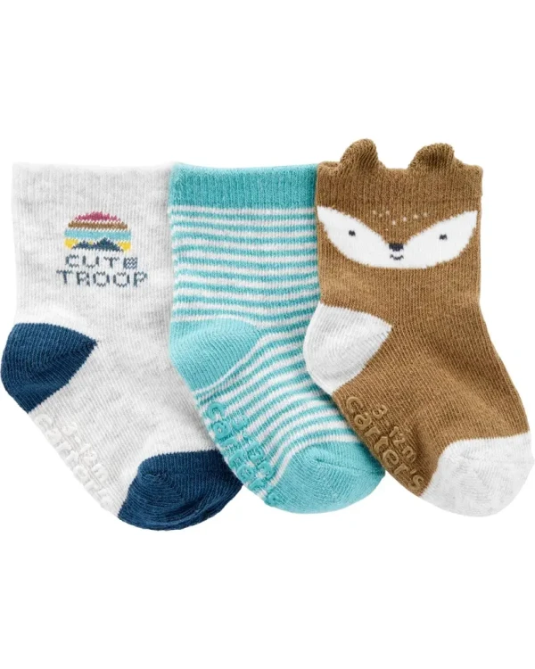 CARTER'S Ponožky protišmykové chlapec 0-3m