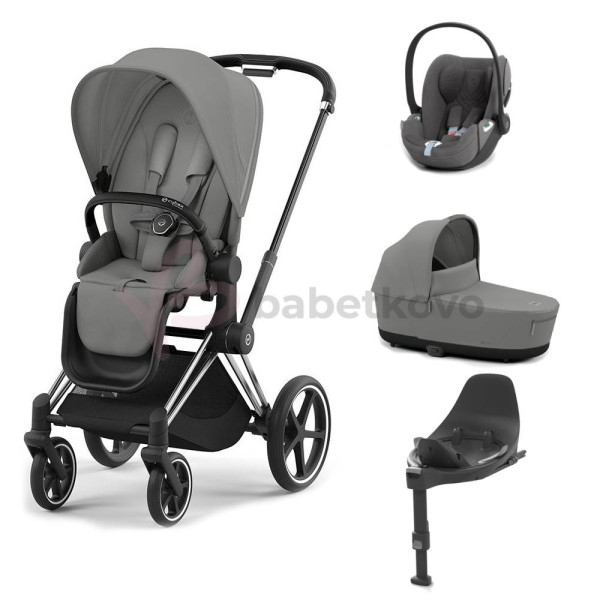 CYBEX PRIAM 4-kombinácia CHROME BLACK Mirage Grey