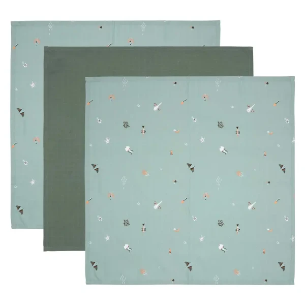 Bébé-Jou Mušelínová plienka 70x70 cm set 3ks Ocean Vibes