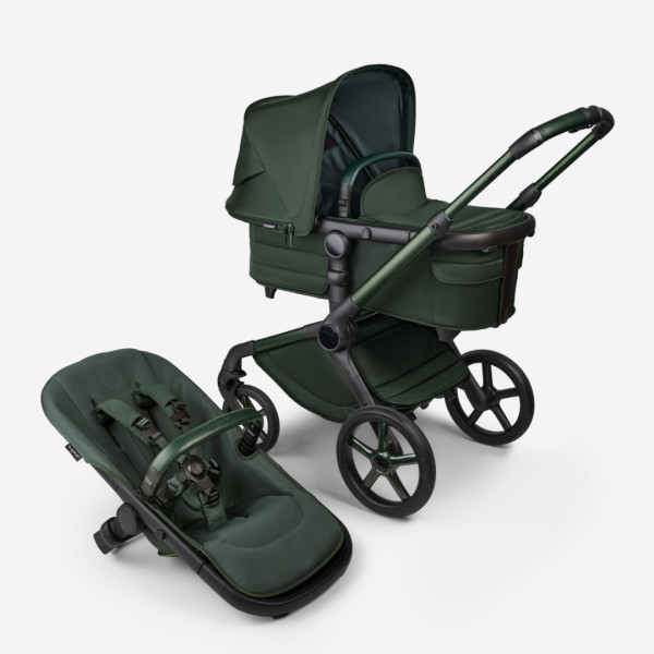 Bugaboo Fox 5 Kombinovaný kočík Limited Edition NOIR Midnigt Green
