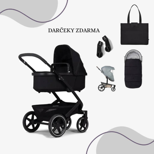 Joolz Geo 3 BUNDLE kompletný set Brilliant black + Darčeky ZDARMA