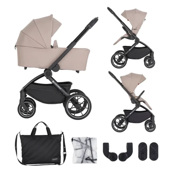 PETITE&MARS Kočík kombinovaný SCOUT 2v1 Cappuccino Cream