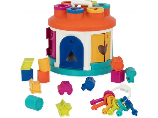 B-Toys Dom s vkladacími tvarmi