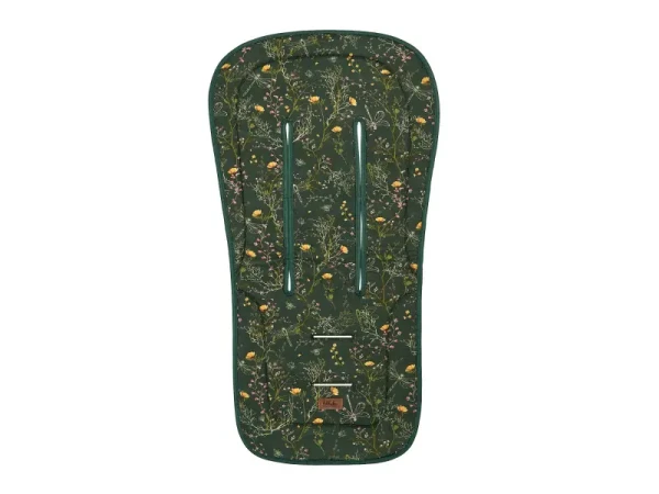 KikkaBoo Sedacia podložka do kočíka Secret Garden Green