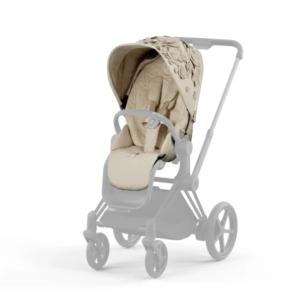 CYBEX PRIAM Seat Pack SIMPLY FLOWERS Nude Beige - poťah športovej časti