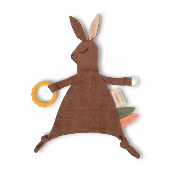FILIBABBA MUŠELÍNOVÝ MOJKÁČIK S HRYZADIELKOM BELLA THE BUNNY