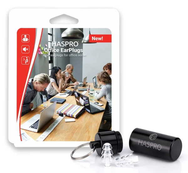 Haspro Office - Study ušné zátky na štúdium a čítanie, 1 pár / 2ks
