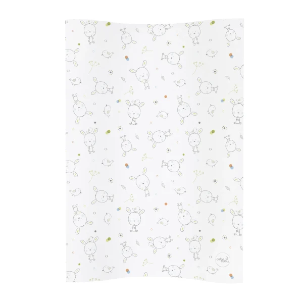 CEBA Podložka prebaľovacia 2-hranná mäkká COSY (50x70) Dream bodkami biela
