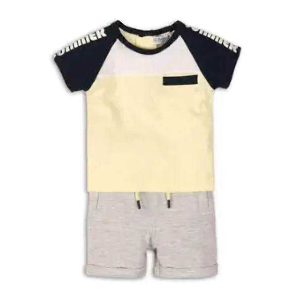 DIRKJE Set 2dielny C-SO SUNNY SUMMER IS HERE ! 80 Yellow-Grey