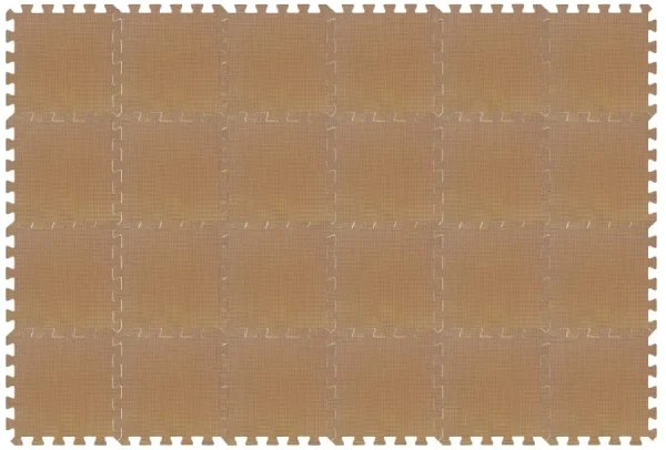 Rialto Baby Hracia podložka puzzle Brown 180x120cm