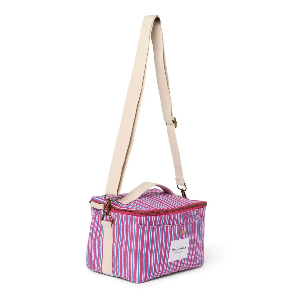 STUDIO NOOS - Poplin Coller bag - chladiaca taška Raspberry Striped