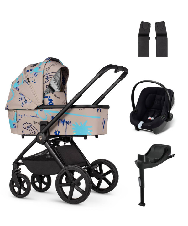 VENICCI Tinum UPLINE 2 PB Draft Beige Limitovaná edícia + autosedačka Cybex Aton B2