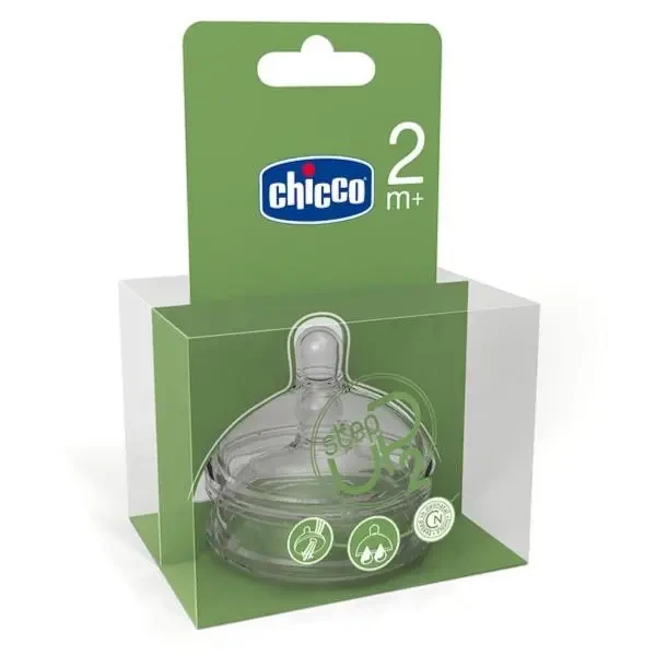 Chicco Cumlík Step Up 2, 2m+, regulovateľný prietok, 2ks