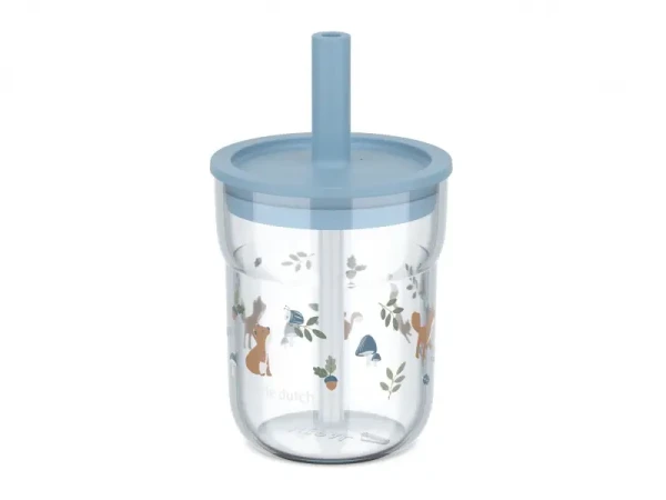 Little Dutch Téglik so slamkou 250 ml Forest Friends