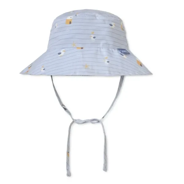 Saro Baby Oboustranný klobouček s UV ochranou (6-18m) Navy Hugs