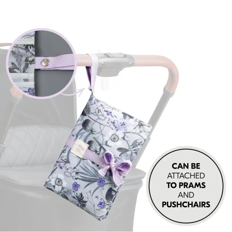 Hauck Cestovná taška na plienky CHANGE N WALK s prebaľovacou podložkou Floral Grey