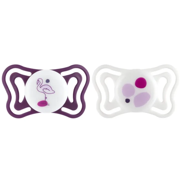 CHICCO Dudlíky Physioforma Light silikonové ortodontické růžové 16-36m, 2 ks