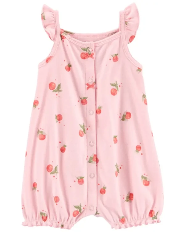 CARTER'S Overal letný Pink Peach dievča 6m