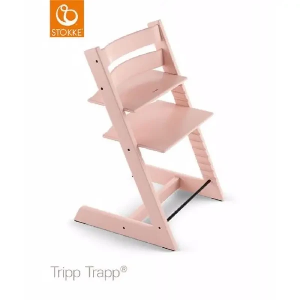 Stokke stolička Tripp Trapp Classic Collection Serene Pink + Newborn set