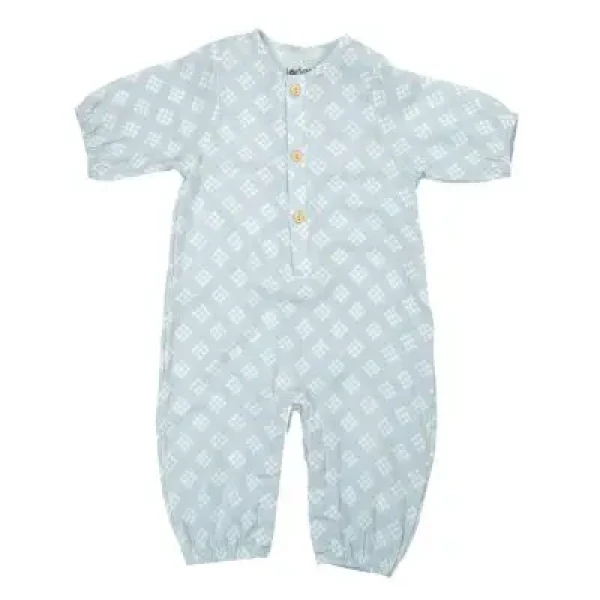 LODGER Bavlnený overal Jumper Tribe Muslin Ice Flow 74