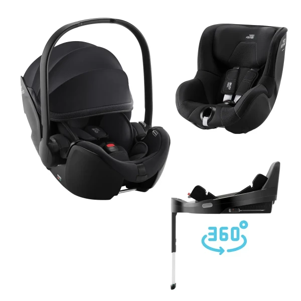 BRITAX Autosedačka set Baby-Safe Pro + Vario Base 5Z + autosedačka Dualfix 5z, Galaxy Black