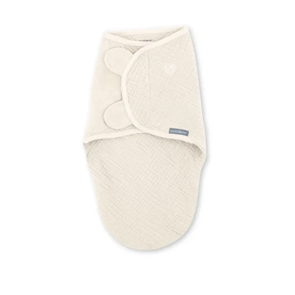 INGENUITY Zavinovačka SwaddleMe™ Ulitka mušelínová 1,5 TOG 0-3m Cream
