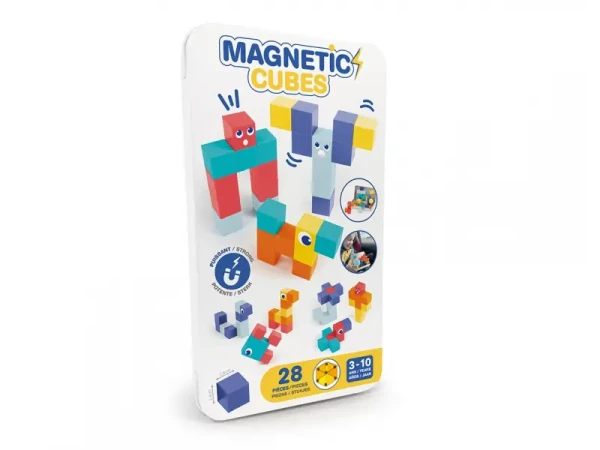 Ludi Magnetická stavebnica kocky 28 ks
