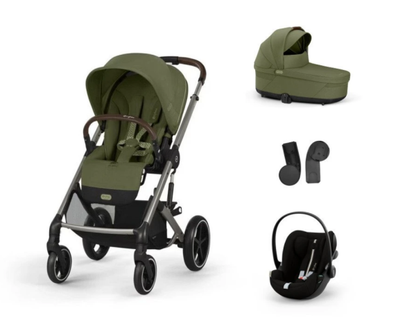 CYBEX Kombinovaný kočík BALIOS S LUX SET S - Moss Green