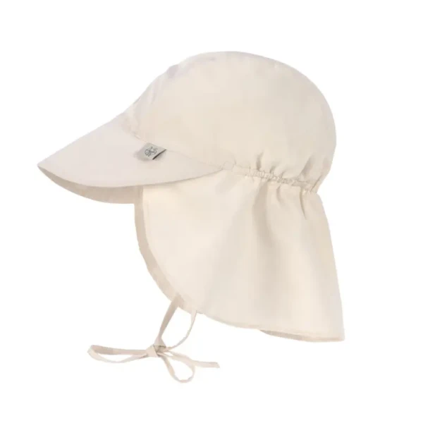 Lässig klobúčik Sun Protection Flap Hat milky 19-36 mon.