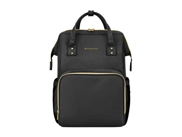 KikkaBoo Prebaľovací batoh Siena Black & Gold