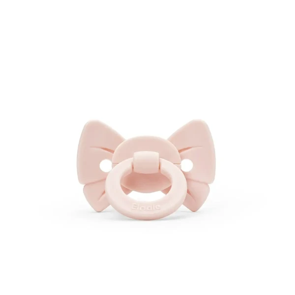 Elodie Details Cumlík Binky Bow Newborn Silicone - Misty Pink