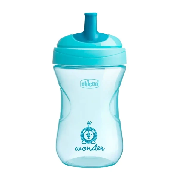 CHICCO Hrnček Advanced so slamkovým náustkom 266 ml zelený 12m+ | CHICCO