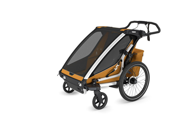 THULE Chariot Sport 2 Double Detský vozík Natural Gold